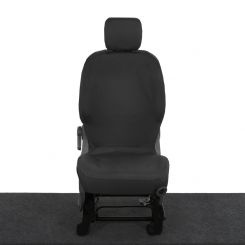 Peugeot Partner Tailored Single Drivers Seat Cover - Black  (2008-2018)