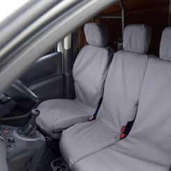 Peugeot Partner Tailored Front Seat Covers - Grey (2008 - 2018)