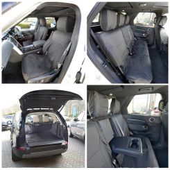 Fits Land Rover Discovery 5 Tailored Boot Liner PLUS Front & Rear Seat Covers - Black (2017 Onwards)
