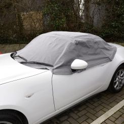 Fiat 124 Spider Tailored Half Cover - Grey (2016 Onwards)