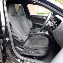 VW Golf GTI MK5 MK6 R32 Recaro Seat Covers x2 - Black