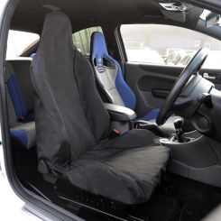 Ford Focus RS MK2 MK3 Recaro Single Seat Cover - Black (2011 Onwards)