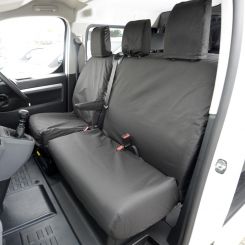 Citroen Dispatch Tailored Front Seat Covers - Black (2016 Onwards)