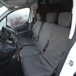 Citroen Berlingo Tailored Front Seat Covers - Black (2008 - 2018)
